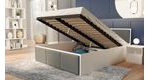Postel Panama Soft 140 x 200 cm s výklopným roštem a úložným prostorem