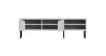 Bílý tv stolek DORIS 150 cm