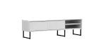 Bílý tv stolek DORIS 150 cm