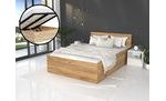 Postel Panama 140 x 200 cm s výklopným roštem a úložným prostorem