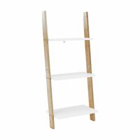 Stupňovitý regál GAPA se 3 bílými policemi Stupňovitý regál GAPA se 3 bílými policemi