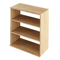 Regál RESITA 4 se dvěmi policemi v provedení dub sonoma