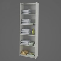 Regál NATALI, bílý