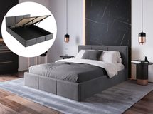 Čalouněná postel Modena 140 x 200 s výklopným roštem