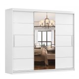 Šatní skříň ALBA I 250 cm se zrcadlem