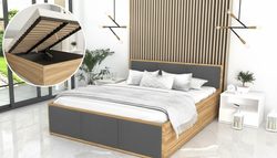 Postel Panama Soft 140 x 200 cm s výklopným roštem a úložným prostorem