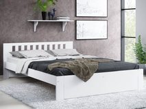 Bílá postel Molly 120 x 200 cm