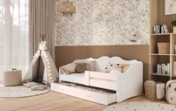 Dětská postel s úložným šuplíkem a zábranou Lili 80x180 cm + rošt ZDARMA