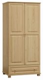 Masivní dvoudvéřová šatní skříň Classic 2Dnr1