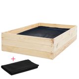 Vyvýšený záhon 120×120×30 cm – kompaktní a prostorný zároveň