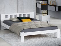 Bílá postel Innes 160 x 200 cm