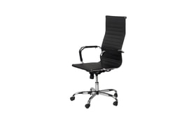 Kancelářská židle ADK Deluxe, černá/eko kůže