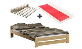 Postel NIKA 120 x 200 cm + sendvičová matrace + rošt