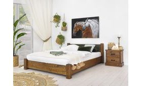 Borovicová posteľ Ziemowit 160 x 200 cm