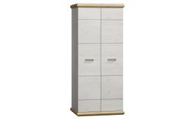 Šatní skříň KORA K1 divoký dub/bílá
