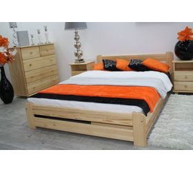 Borovicová postel Eureka 140 x 200 cm
