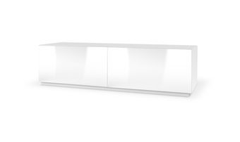 TV stolek LIVO 160 cm, se systémem push-click, bílý