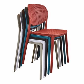 Židle, červená, FEDRA