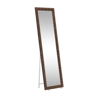 Designové stojanové zrcadlo Pantos, hnědé