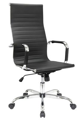 Kancelářská židle ADK Deluxe plus v provedení černé eko kůže