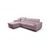 Rohová sedací souprava NICI - Starorůžová S61