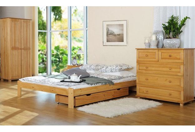 Ložnicová sestava Domi z masivní borovice