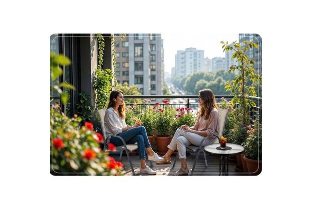 Zahradní křesla Sofia v béžové barvě – sada 4 ks Elegantní a pohodlné posezení pro vaši zahradu či terasu