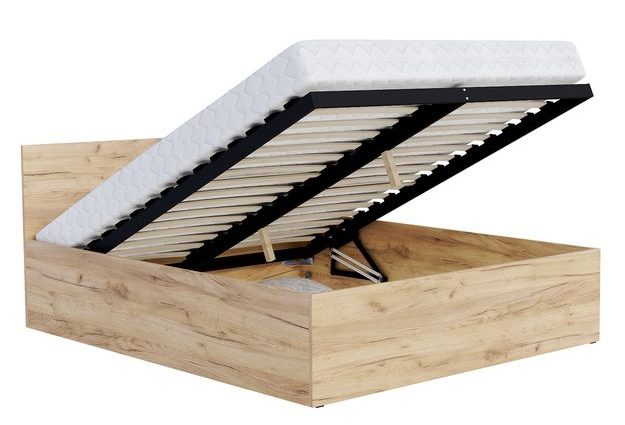 Postel Panama 160x200 cm s výklopným roštem a úložným prostorem