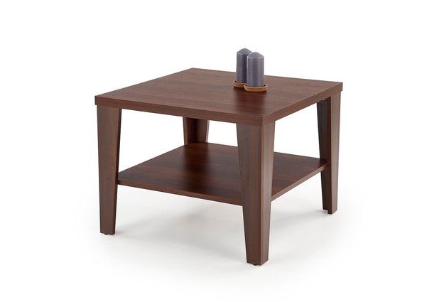Konferenční stolek Manta, čtvercový, ořech