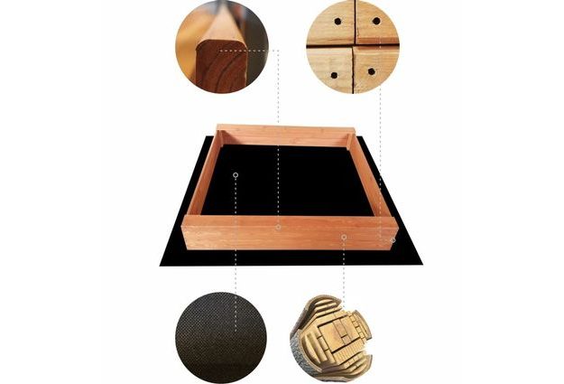 Pískoviště vhodné pro 2 až 4 děti – bezpečné a odolné