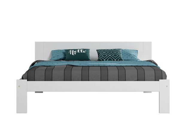 Bílá postel Serena 140 x 200 cm