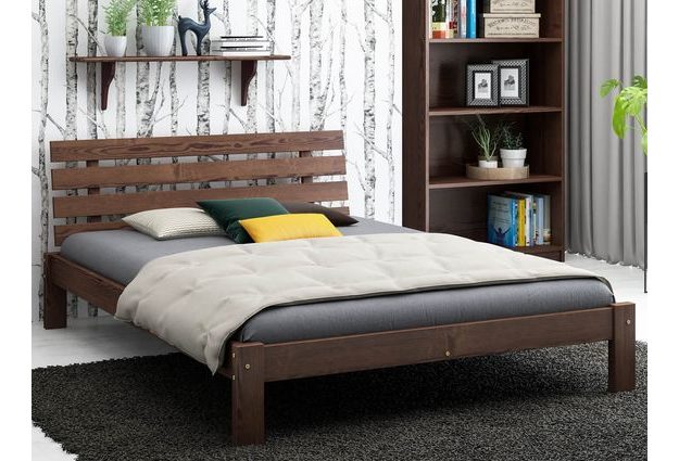 Borovicová postel Kali 160x200 cm