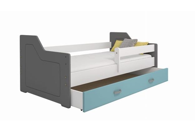 Dětská postel s šuplíkem Micky 4 80x160 cm + rošt ZDARMA