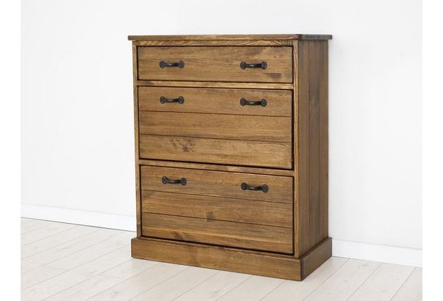 Masivní borovicový botník Rustyk 2