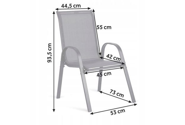Zahradní křesla Sofia – sada 2 ks - Elegantní a pohodlné posezení pro vaši zahradu či terasu