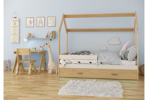 Dětská postel s šuplíkem Spiky 80x160 cm + rošt ZDARMA