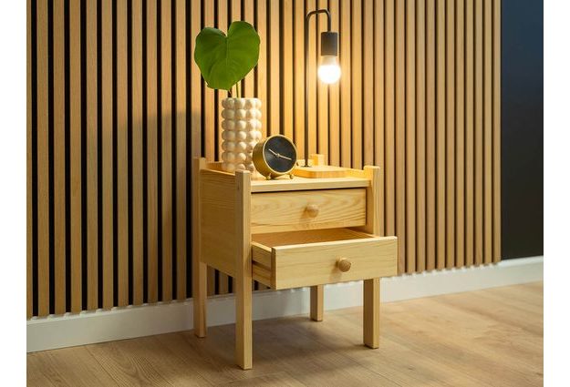 Borovicový noční stolek IDA