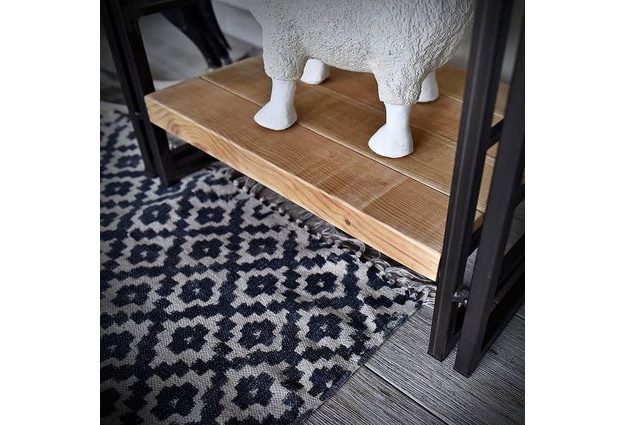 Kovový regál Steel Wood