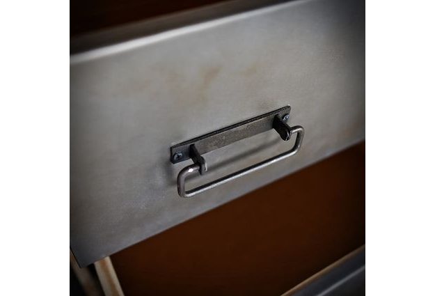 Regál s šuplíky Steel wood