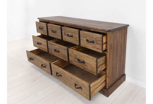 Masivní komoda Rustyk 3/9