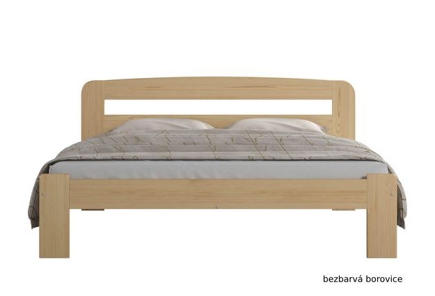 Masivní borovicová postel Sára 120 x 200 cm