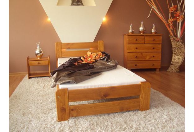 Posteľ EUREKA 80 x 200 cm - moření olše