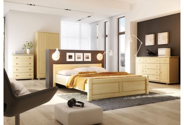 Borovicová postel LK115 120 x 200 cm