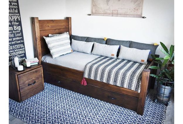 Posteľ Rustyk Dobromir 90 x 200 cm