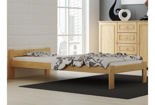 Masivní postel Naba  90 x 200 cm, ekologická borovice