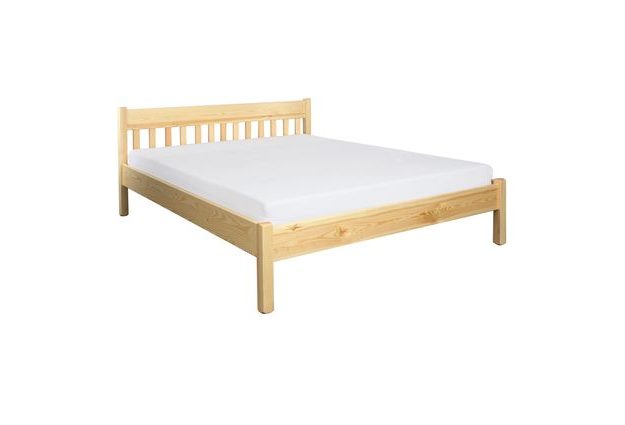 Borovicová postel LK116 180 x 200 cm - surové dřevo