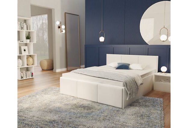 Postel Panama Soft 140 x 200 cm s výklopným roštem a úložným prostorem
