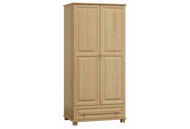 Masivní dvoudvéřová šatní skříň Classic 2Dnr1