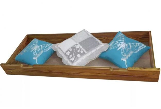 Dřevěný šuplík pod postel Euro 150 cm