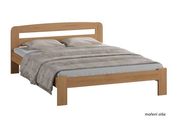 Masivní borovicová postel Sára 140 x 200 cm